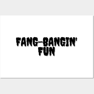 FANG-BANGIN' FUN Halloween Pun Posters and Art